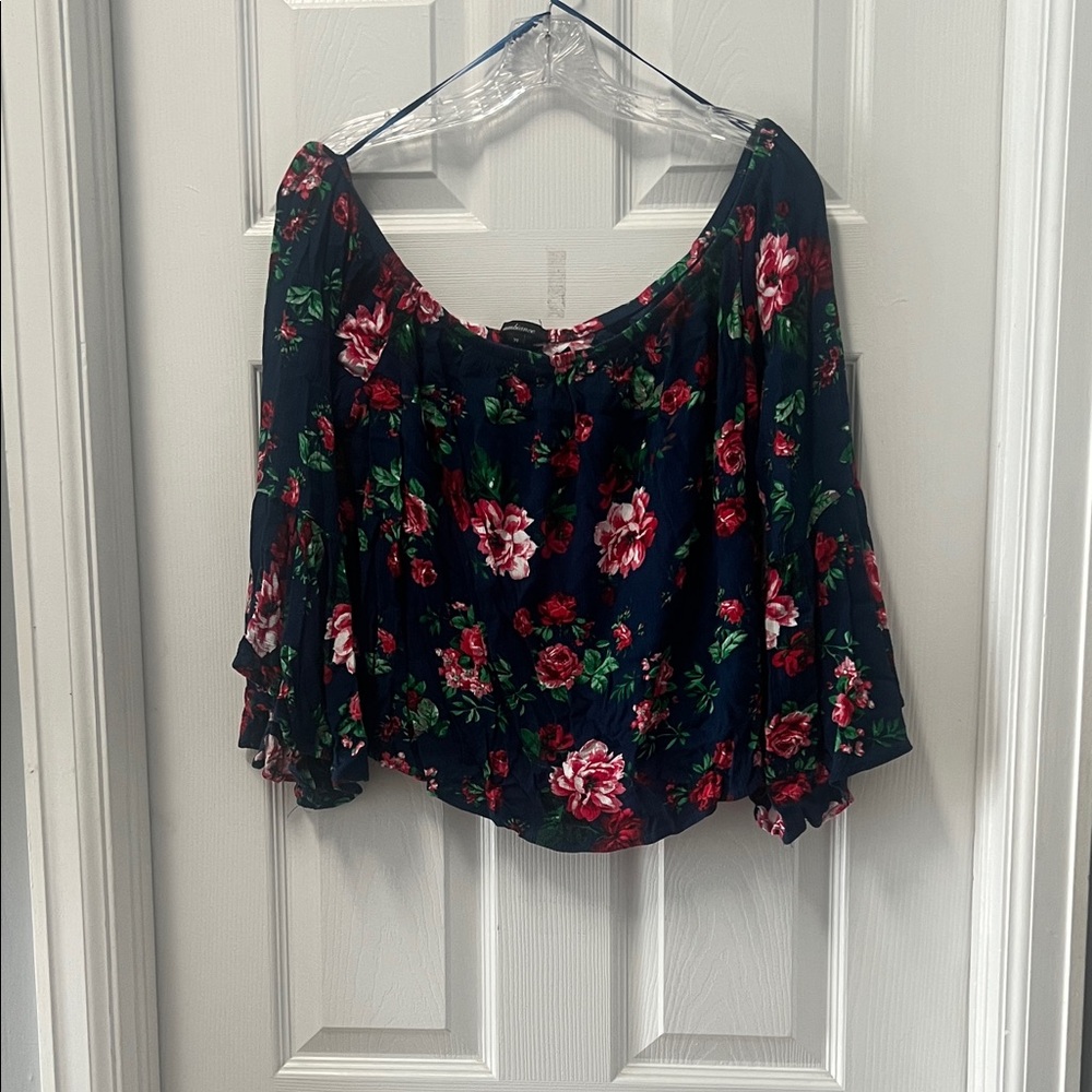 Floral Off-Shoulder Women's Top